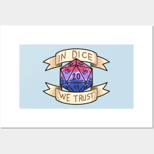 In Dice We Trust - Bisexual Posters and Art